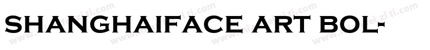 shanghaiface art bol字体转换